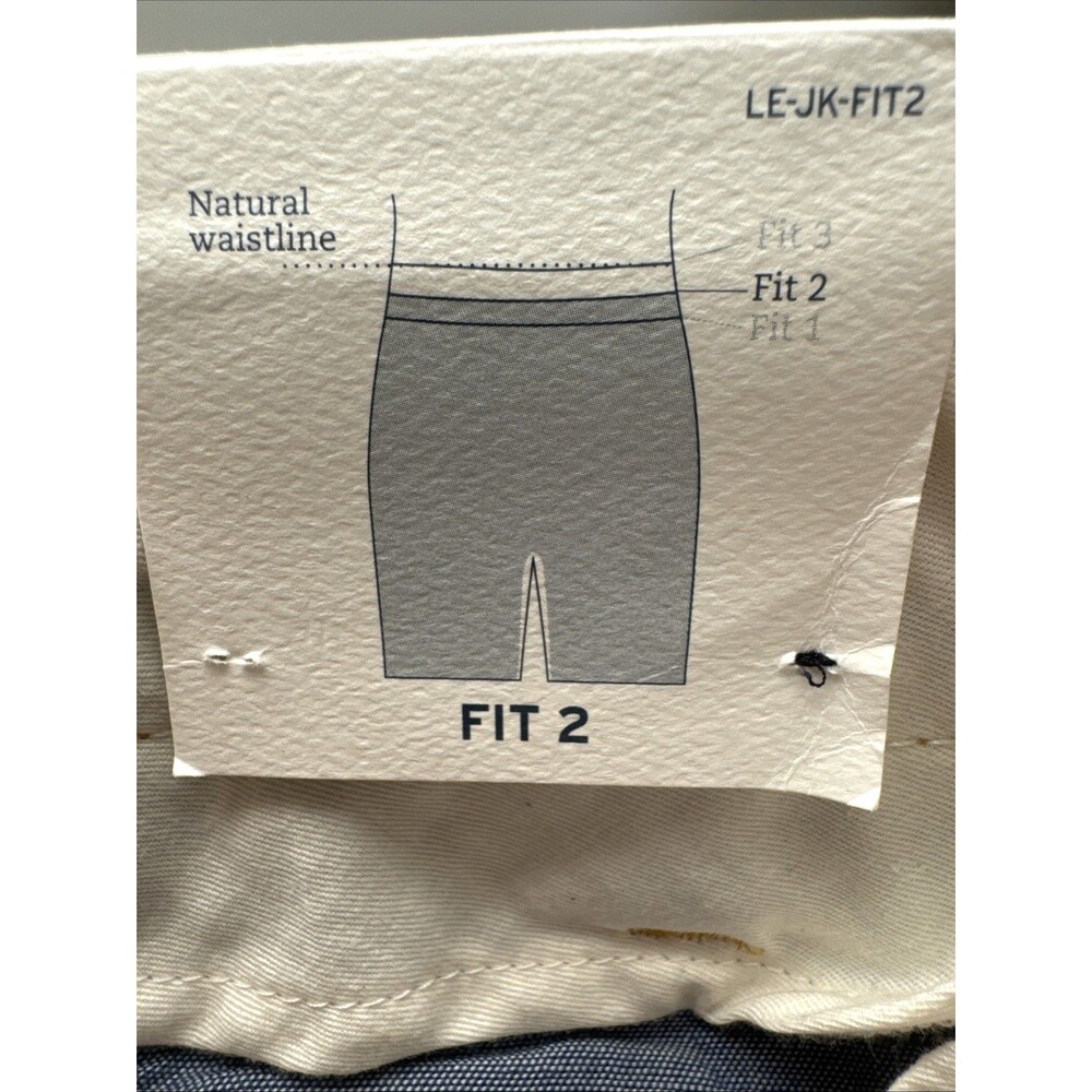 NWT Womens Lands End Cropped Straight Leg Pants Mustard Stretch Preppy Dressy 14 - Picture 5 of 12
